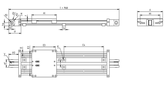 Technical drawing ZLW-10-xxx-ES
